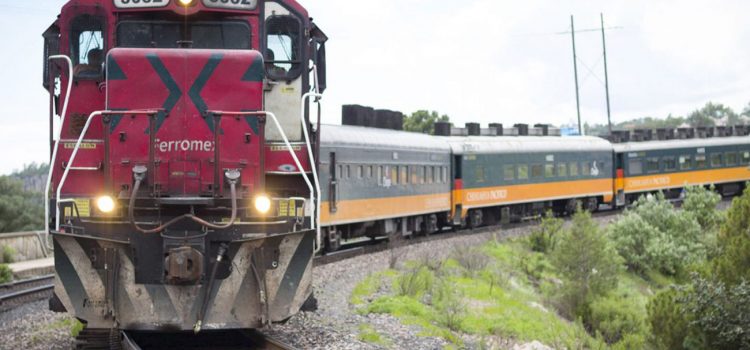 Suspenden recorridos del tren Chepe por fuertes lluvias en el estado