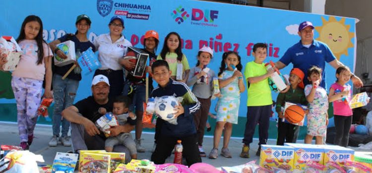 Unen a niñas y niños de 19 municipio con caminata “Paso a Paso por una niñez feliz”