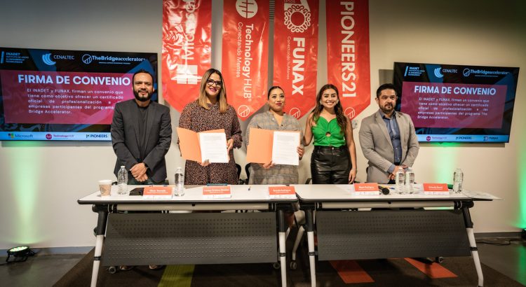 Inadet y Funax firman convenio para ofrecer certificación profesional a empresas