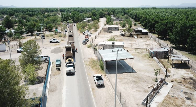 Gobierno del Estado invierte en caminos vecinales de Jiménez