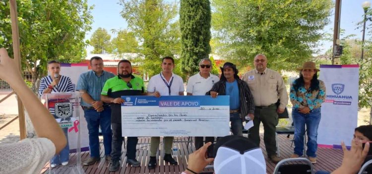 Ofrecen apoyos a familias del Estado afectadas por tormentas