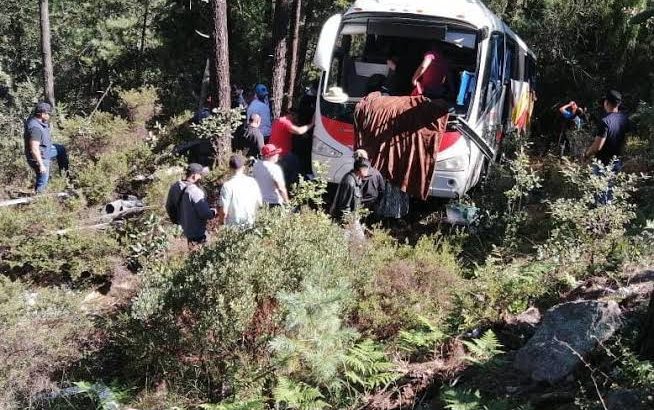 Se accidenta autobús turístico proveniente de Ciudad Juárez