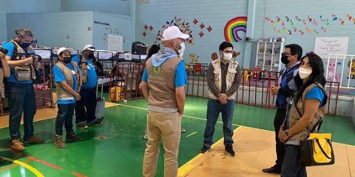 Autoridades visitan albergue para migrantes en Juárez