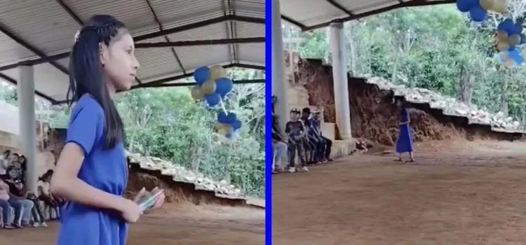 Graduación única en Chiapas: una sola alumna celebra con toda la comunidad Graduación única en Chiapas: una sola alumna celebra con toda la comunidad