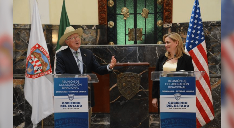 Anuncia Ken Salazar coordinación con el Gobierno de Chihuahua para atender seguridad y migración