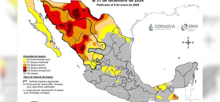 Chihuahua mantiene 100 por ciento de su territorio afectado por la sequía