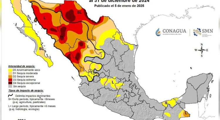 Chihuahua mantiene 100 por ciento de su territorio afectado por la sequía
