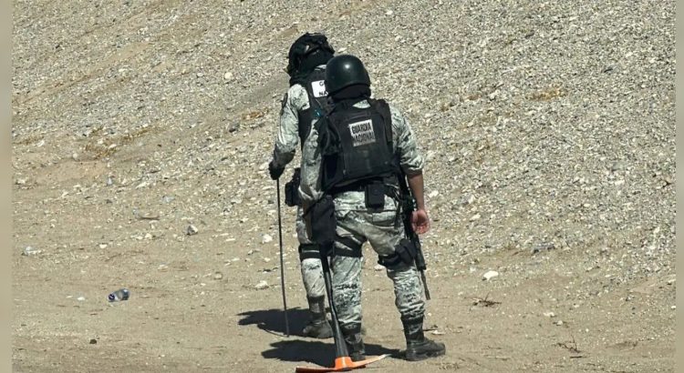 Continúa Guardia Nacional en búsqueda de túneles clandestinos en el bordo del Río Bravo