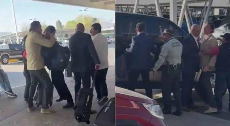 Empresario confronta a Senador Javier Corral en aeropuerto de Chihuahua por supuestas burlas