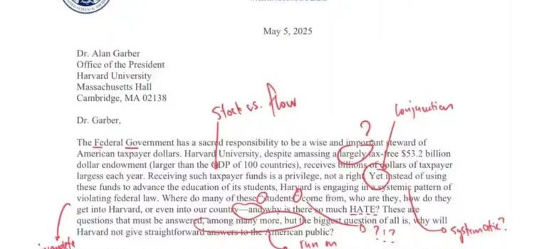 Secretaria de Educación envía carta a Harvard… plagada de errores gramaticales