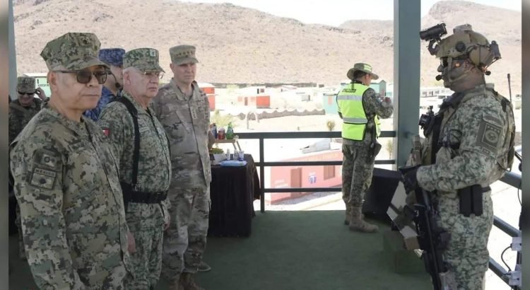 Secretario de la Defensa visita Santa Gertrudis, Chihuahua, en reunión con el Comando Norte de EU Secretario de la Defensa visita Santa Gertrudis, Chihuahua, en reunión con el Comando Norte de EU