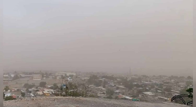 Sexta tormenta de arena impacta norte de Chihuahua; afecta calidad del aire