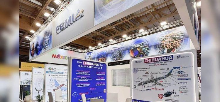 Promueven inversiones para Chihuahua en el Paris Air Show
