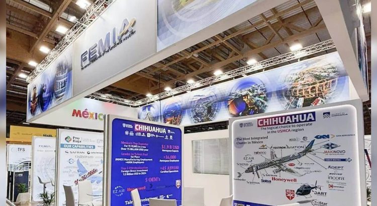 Promueven inversiones para Chihuahua en el Paris Air Show