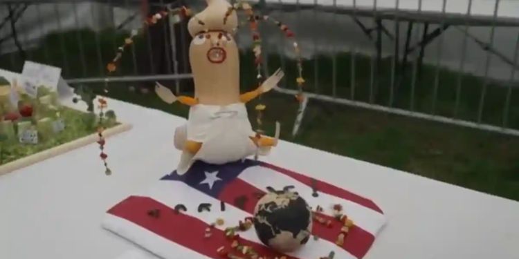Mandaron a Trump a la… verdura