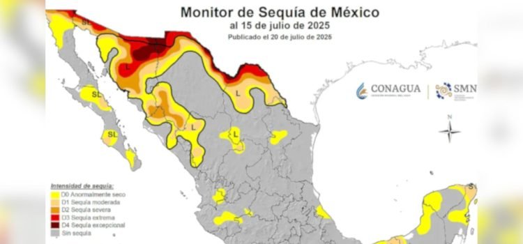 Así luce Chihuahua antes y después de las lluvias en Chihuahua