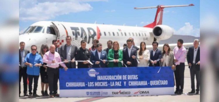 Inaugura Maru Campos las nuevas rutas aéreas de Chihuahua a Los Mochis y a Querétaro Inaugura Maru Campos las nuevas rutas aéreas de Chihuahua a Los Mochis y a Querétaro