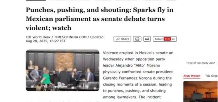 Trasciende fronteras la pelea entre Alito Moreno y Fernández Noroña Trasciende fronteras la pelea entre Alito Moreno y Fernández Noroña