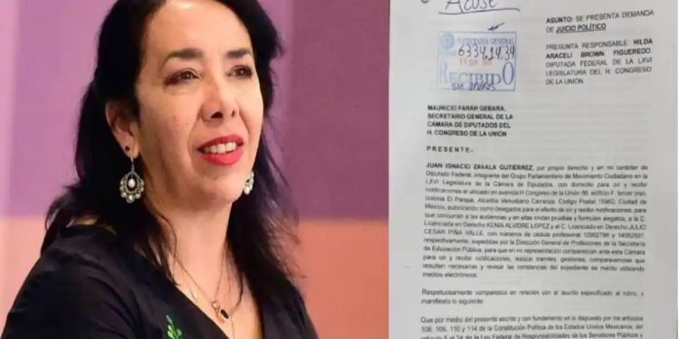 Solicita el MC juicio político contra legisladora de Morena