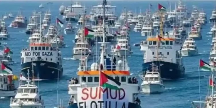 Sigue flotilla internacional avanzando hacia Gaza  pese a intercepción de Israel