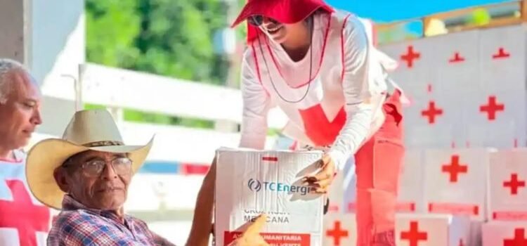 Conmina Cruz Roja a la población a donar más ayuda para damnificados por inundaciones