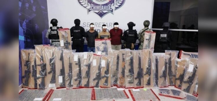Procesan en FGR a sicarios con 38 armas